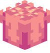 Голова Minecraft — Anemone (red)