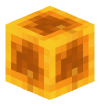 Голова Minecraft — Amber Block