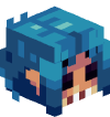 Голова Minecraft — 2-D