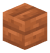 Голова Minecraft — Acacia Planks