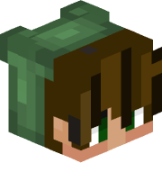 An image of the person's Minecraft head provided by mc-heads.net