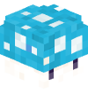 Голова Minecraft — 1-up Mushroom