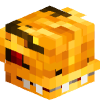 Голова Minecraft — Ancient Golden Dragon