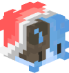 Голова Minecraft — Christmas Cat