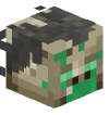 Голова Minecraft — Acid Spitter Zombie