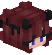 An image of the person's Minecraft head provided by mc-heads.net