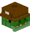 Голова Minecraft — Alligator