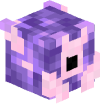 Голова Minecraft — Amethyst Worm