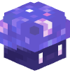 Голова Minecraft — Amethyst Mushroom