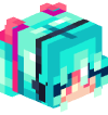 Голова Minecraft — 2D Dream Fever Miku