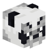 Голова Minecraft — Aggressive Panda