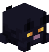 Голова Minecraft — Cat Plushie (black)