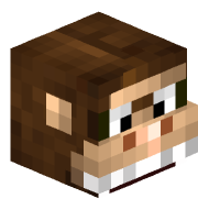 An image of the person's Minecraft head provided by mc-heads.net