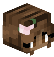 An image of the person's Minecraft head provided by mc-heads.net