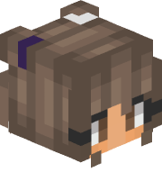 An image of the person's Minecraft head provided by mc-heads.net