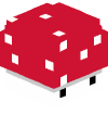 Голова Minecraft — 1-up Mushroom