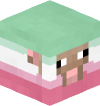 Голова Minecraft — Abrosexual Sheep