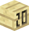 Голова Minecraft — Birch 20