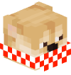 Голова Minecraft — Bandit Doge