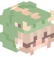 An image of the person's Minecraft head provided by mc-heads.net