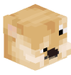 Голова Minecraft — Crazy Doge