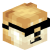 Голова Minecraft — Cool Doge