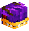 Голова Minecraft — Ancient Golden Dragon (purple)