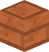 Голова Minecraft — Acacia Slabs