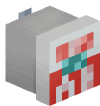 Голова Minecraft — A8 Kilometer Marker (belgium)