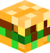 Голова Minecraft — 8 Bit Burger