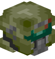 An image of the person's Minecraft head provided by mc-heads.net