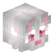 Голова Minecraft — Albino Cat