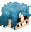 Голова Minecraft — 2-D