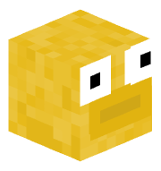 An image of the person's Minecraft head provided by mc-heads.net