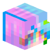 Голова Minecraft — 3D Girl