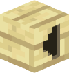 Голова Minecraft — Birch Backward