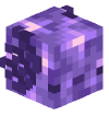 Голова Minecraft — Amethyst Axolotl