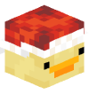 Голова Minecraft — Christmas Duck