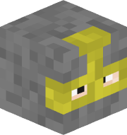 An image of the person's Minecraft head provided by mc-heads.net