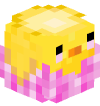 Голова Minecraft — Chick in Egg