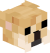 Голова Minecraft — 8-Bit Doge
