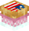 Голова Minecraft — American Pie
