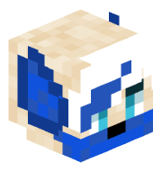 An image of the person's Minecraft head provided by mc-heads.net