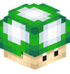 Голова Minecraft — 1-Up Mushroom