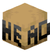 Голова Minecraft — Head Sign