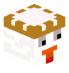 Tête 3D de Pouletosse