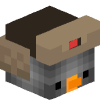 Tête 3D de SoldatPigeon