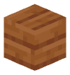 Голова Minecraft — Acacia Planks