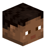 An image of the person's Minecraft head provided by mc-heads.net