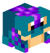 Голова Minecraft — Amethyst Dragon
